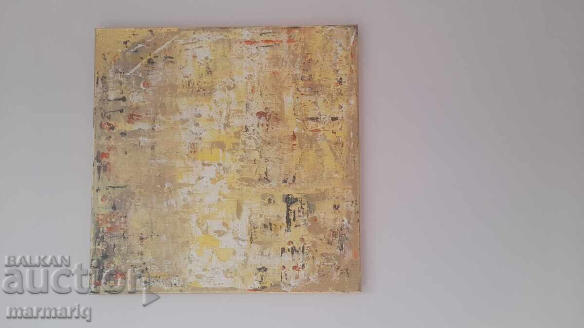 Livrarea Pictură abstractă, acrilic, 50x50 cm