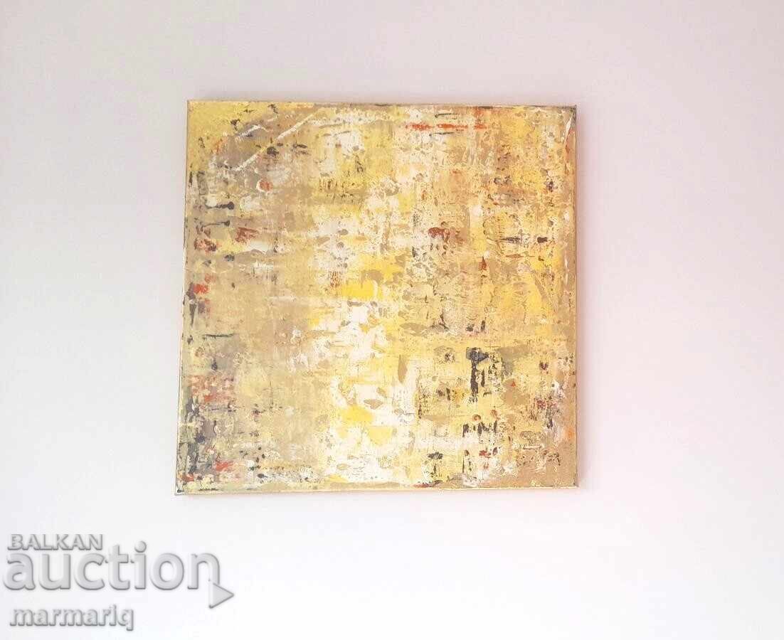 Pictură abstractă, acrilic, 50x50 cm