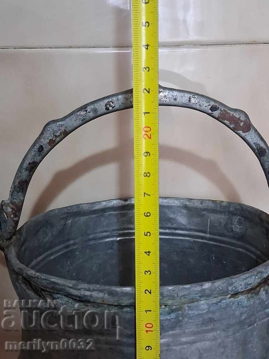 Livrarea Cazan, ibric, cazan de cupru, vas de cupru, recipient de cupru 2.5 litri