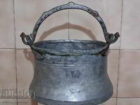 Cazan, ibric, cazan de cupru, vas de cupru, recipient de cupru 2.5 litri