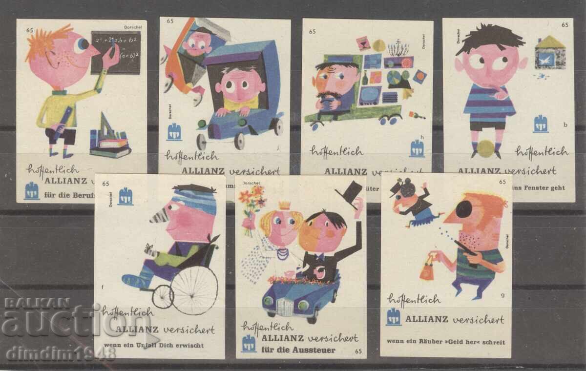 Germania - etichete pentru cutii de chibrituri, calitate perfectă