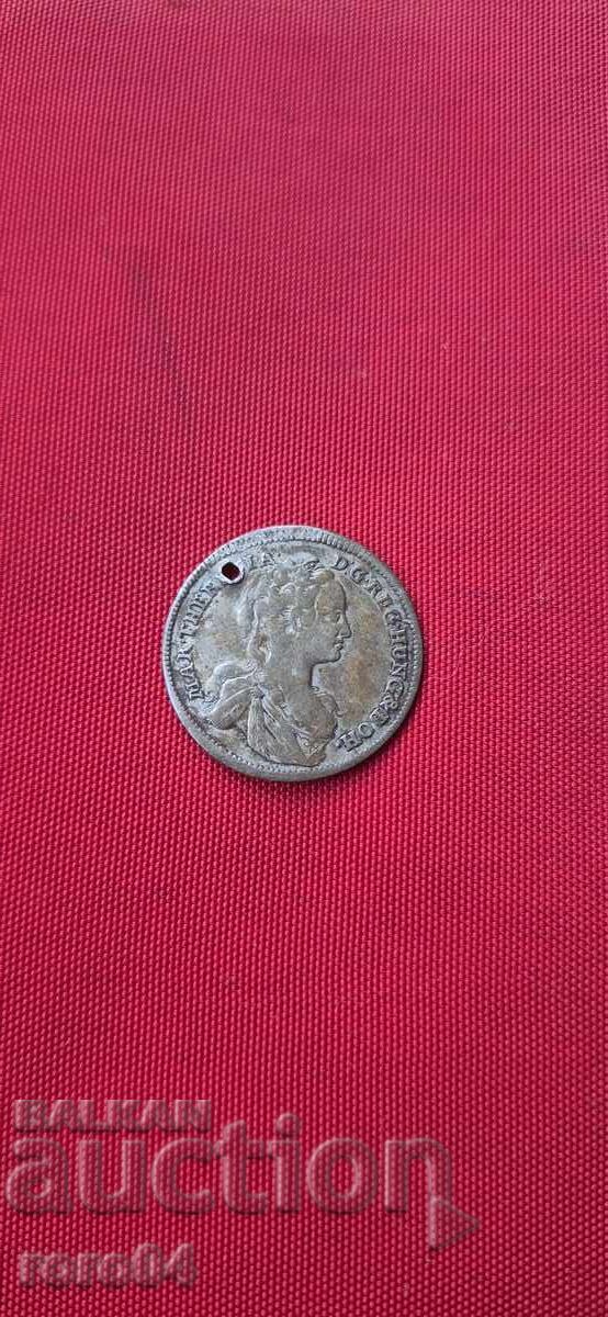TALER DE ARGINT - MARIA TEREZA - 1744 TALER DE ARGINT - MARIA TEREZA - 1744