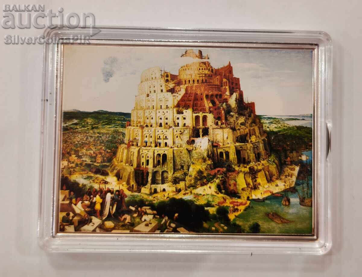 Licitație Meda 50 Cenți Turnul Babel 2017 Solomon Islands