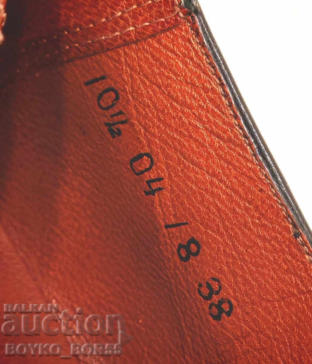 New Spanish Men's Shoes Genuine Leather and Leather Sole Size 44 - 5