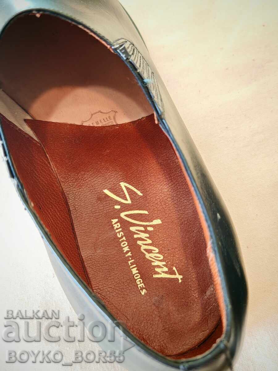 New Spanish Men's Shoes Genuine Leather and Leather Sole Size 44 - 7