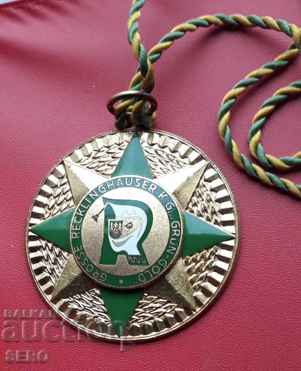 Medal - Germany - Recklinghausen - Carnival "Green and Gold"