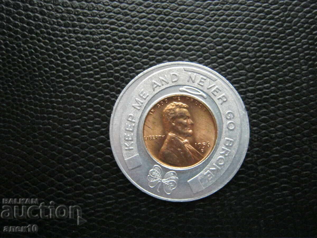 ΗΠΑ Ευτυχισμένο Πεννί 1956 ΗΠΑ Ευτυχισμένο Πεννί 1956