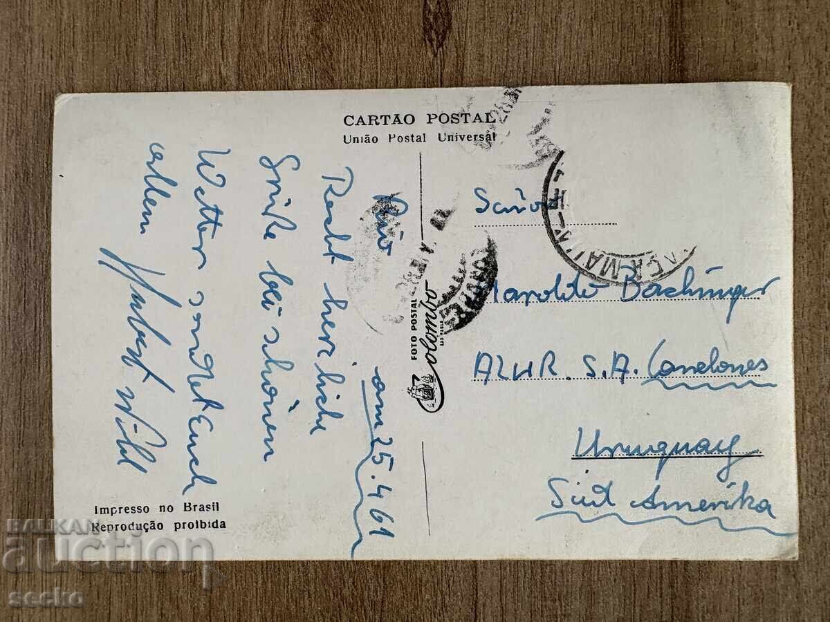 Бразилия - Пощенска картичка - Рио де Жанейро (1961) с цена € 0.65 | 1.27 лв. Бразилия - Пощенска картичка - Рио де Жанейро (1961) с цена € 0.65 | 1.27 лв.