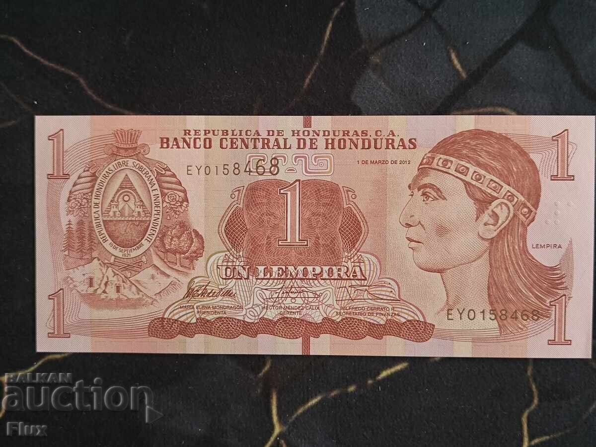 Banknote - Honduras - 1 Lempira UNC | 2012 Banknote - Honduras - 1 Lempira UNC | 2012