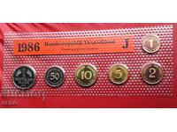 Γερμανία - ΣΕΤ 1986 J-Αμβούργο από 6 νομίσματα