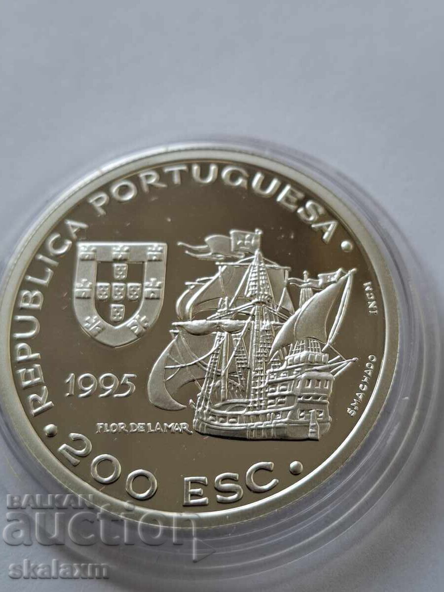 Silver 200 Escudos 1995 Portugal with price € 60.00 | 117.35 BGN