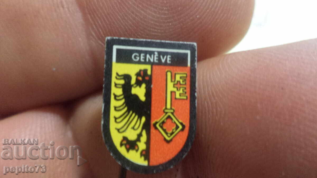 Emblemă publicitară, Geneva, oraș în Elveția, stema