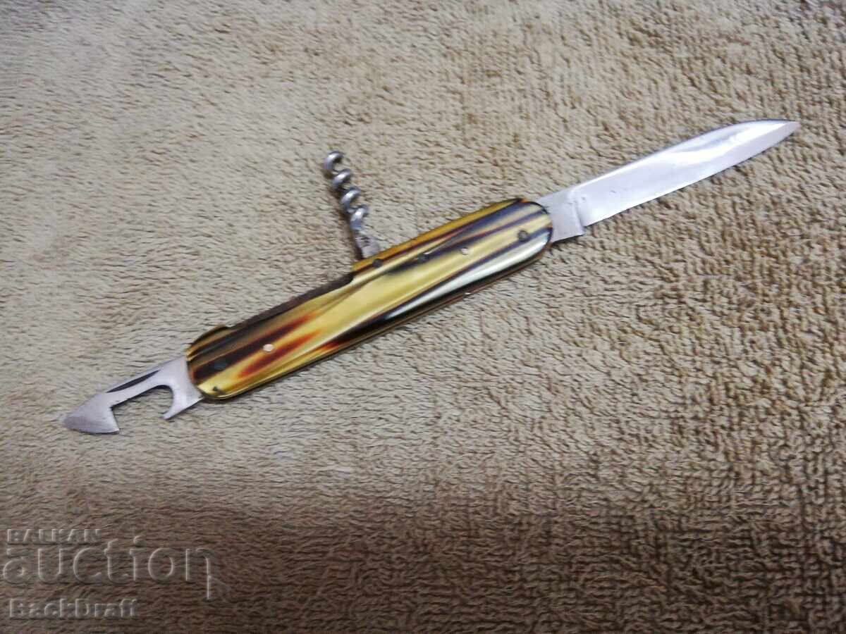 CUȚIT DE BUZUNAR BULGĂRESC BUCOVEC, CUȚIT, DESCHIZĂTOR DE STICLE, MODEL RAR cu preț € 22.90 | 44.79 BGN