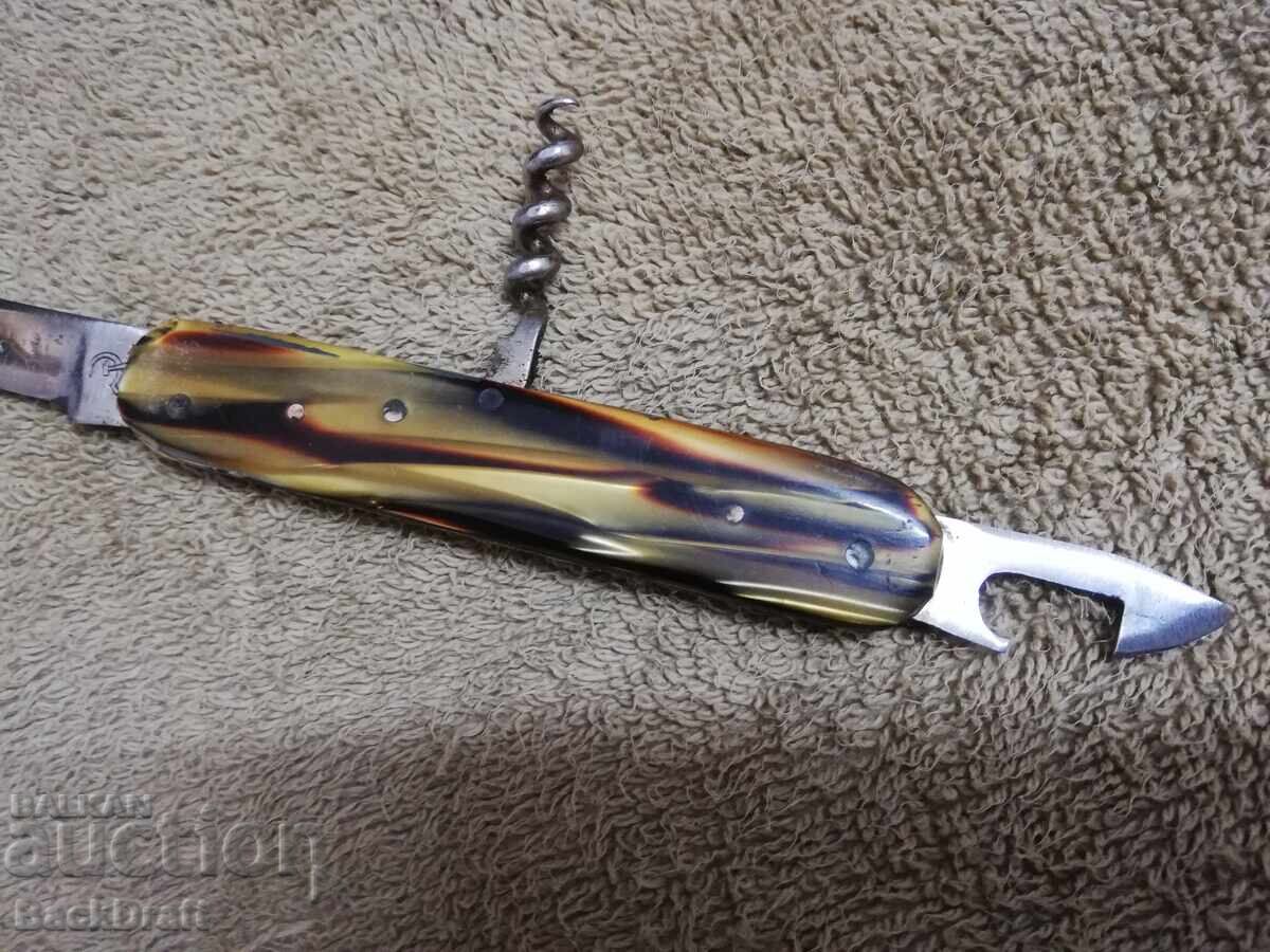 Licitație CUȚIT DE BUZUNAR BULGĂRESC BUCOVEC, CUȚIT, DESCHIZĂTOR DE STICLE, MODEL RAR