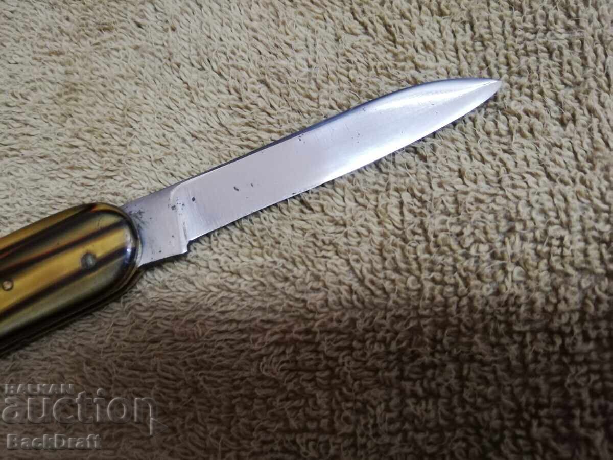 CUȚIT DE BUZUNAR BULGĂRESC BUCOVEC, CUȚIT, DESCHIZĂTOR DE STICLE, MODEL RAR - 7