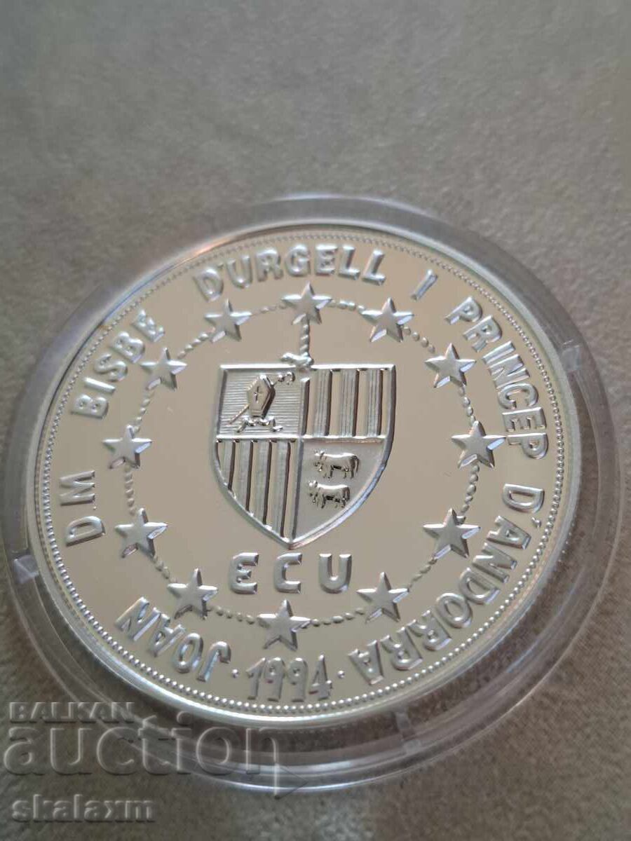 Argint Andorra Petru al III-lea/Mit.uniune cu preț € 75.00 | 146.69 BGN