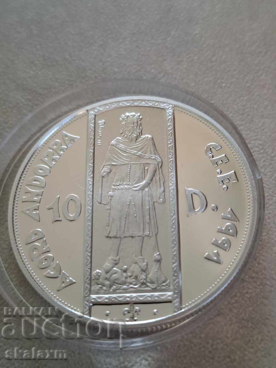 Licitație Argint Andorra Petru al III-lea/Mit.uniune