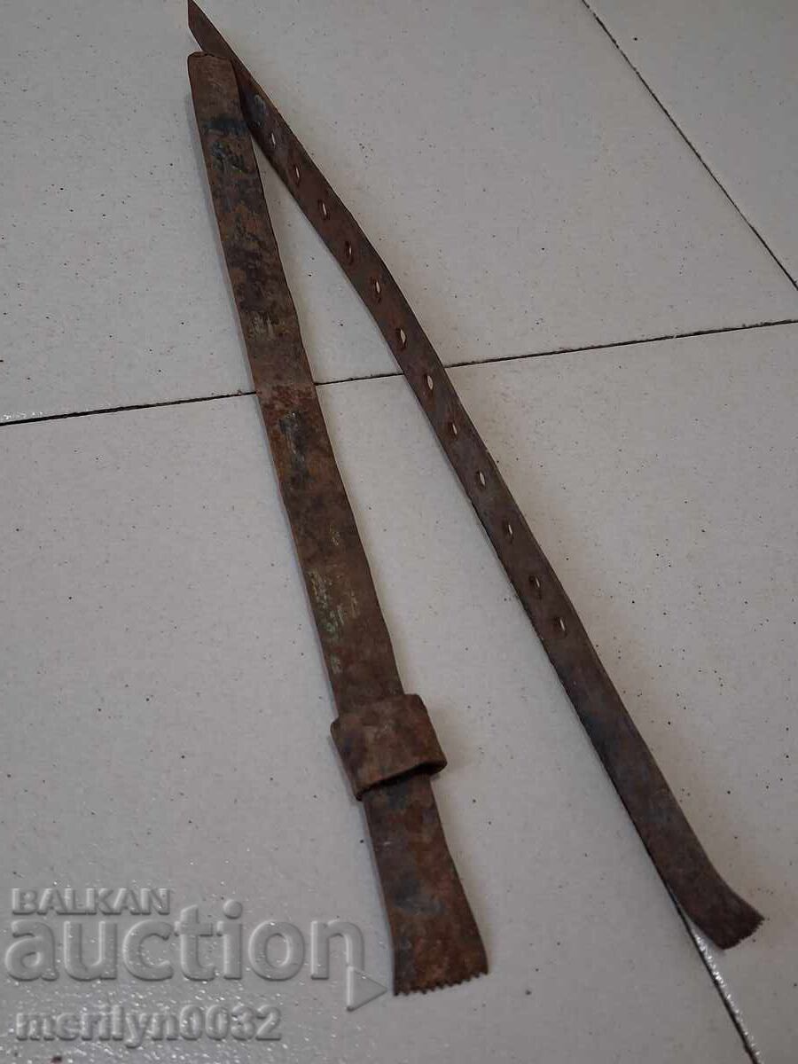 Стар кован аршин, ковано желязо, мерило за платове, мярка - 6