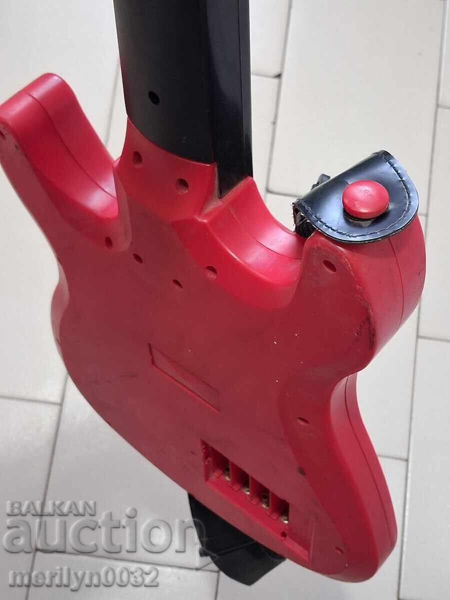 Детска пластмасова играчка китара 80-те год - 7