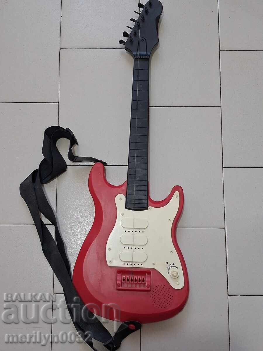 Детска пластмасова играчка китара 80-те год