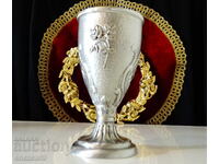 Καλαισθητικό ποτήρι, ποτήρι κρασιού, τριαντάφυλλο, διακοσμητικά Art Deco