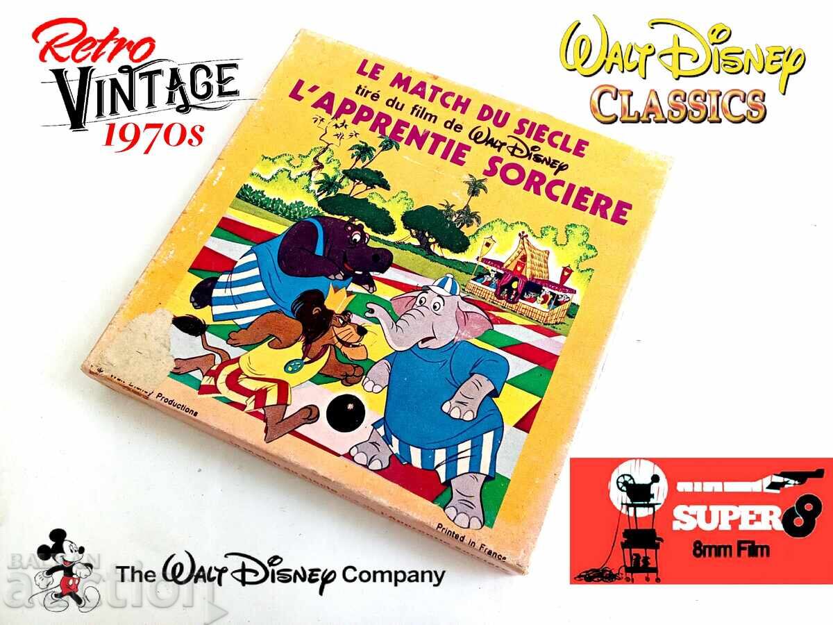 SUPER 8 ΜΑΥΡΟΛΕΥΚΗ ΒΩΒΗ ΤΑΙΝΙΑ 50 ΜΕΤΡΑ, ΟΥΟΛΤ ΝΤΙΣΝΕΫ "Ο Αγώνας του..."