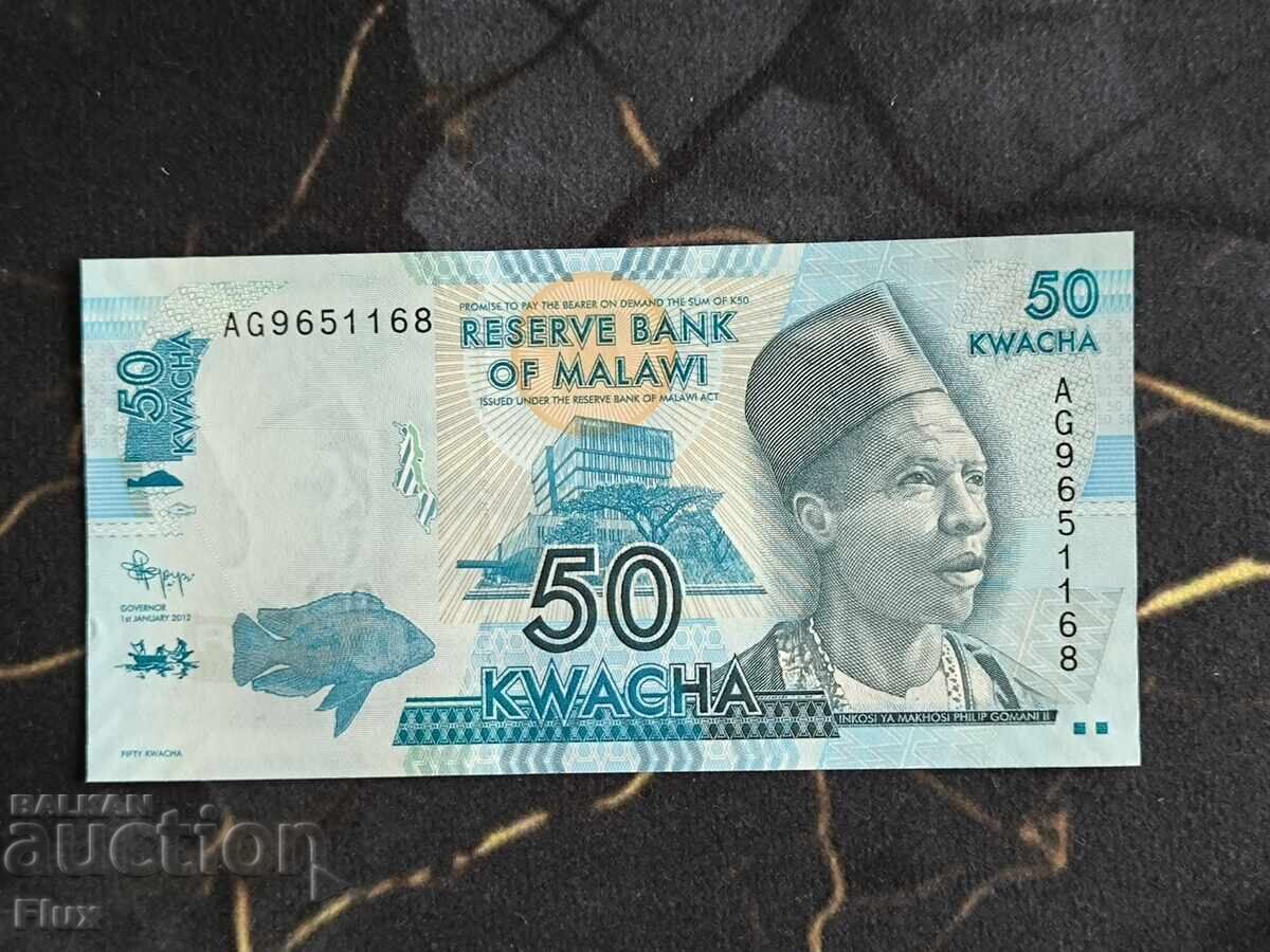 Banknote - Malawi - 50 Kwacha UNC | 2012