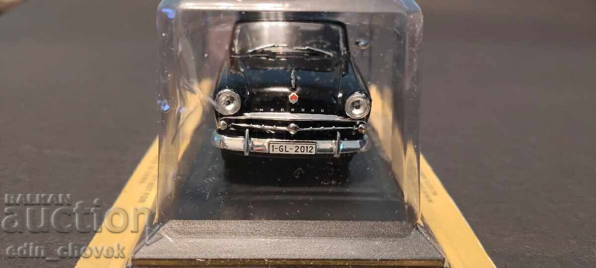 1/43 Deagostini USSR Social Moskvich 407 new black with price € 11.00 | 21.51 BGN
