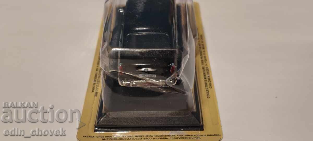 Livrarea 1/43 Deagostini SSSR sots Moskvich 407 nou negru