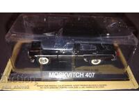 1/43 Deagostini SSSR σοσιαλιστικός Moskvich 407 καινούργιο μαύρο