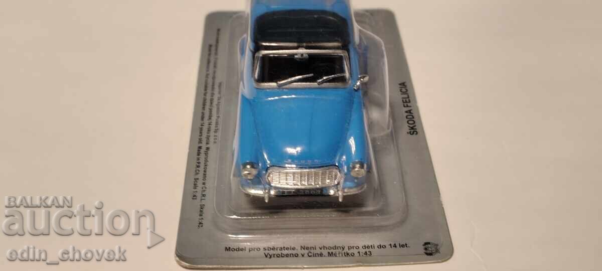 1/43 Deagostini Cehoslovacia Skoda Felicia albastru cu preț € 11.25 | 22.00 BGN