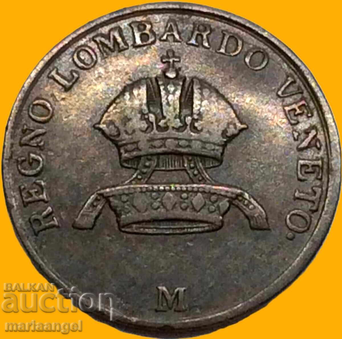 1 centesimo 1849 Italia Lombardo-Veneția - destul de rar - 7 1 centesimo 1849 Italia Lombardo-Veneția - destul de rar - 7