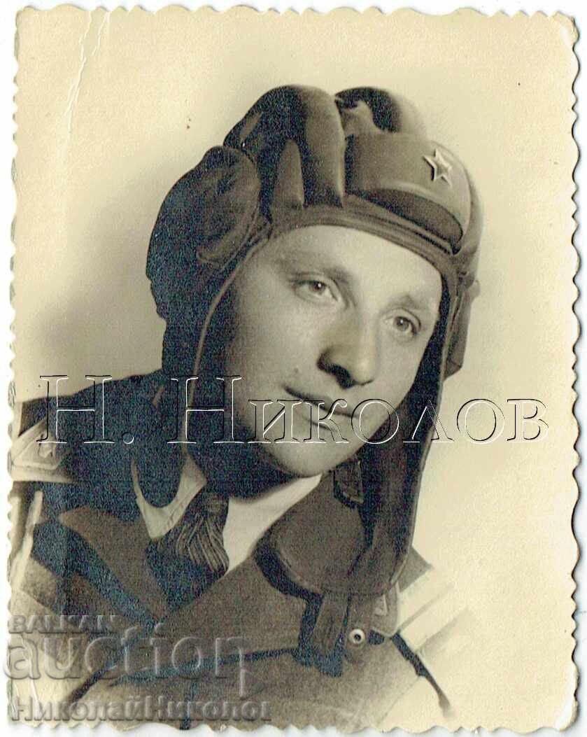 1955 МАЛКА СТАРА СНИМКА ТАНКИСТ СОФИЯ ФОТО „БАЛКАНСКИ“ Ж272