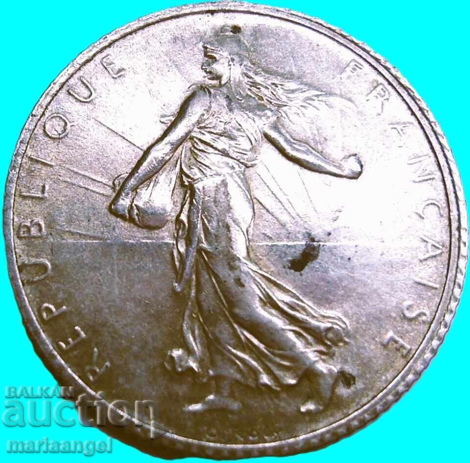 1 Franc 1916 Franța argint - 6