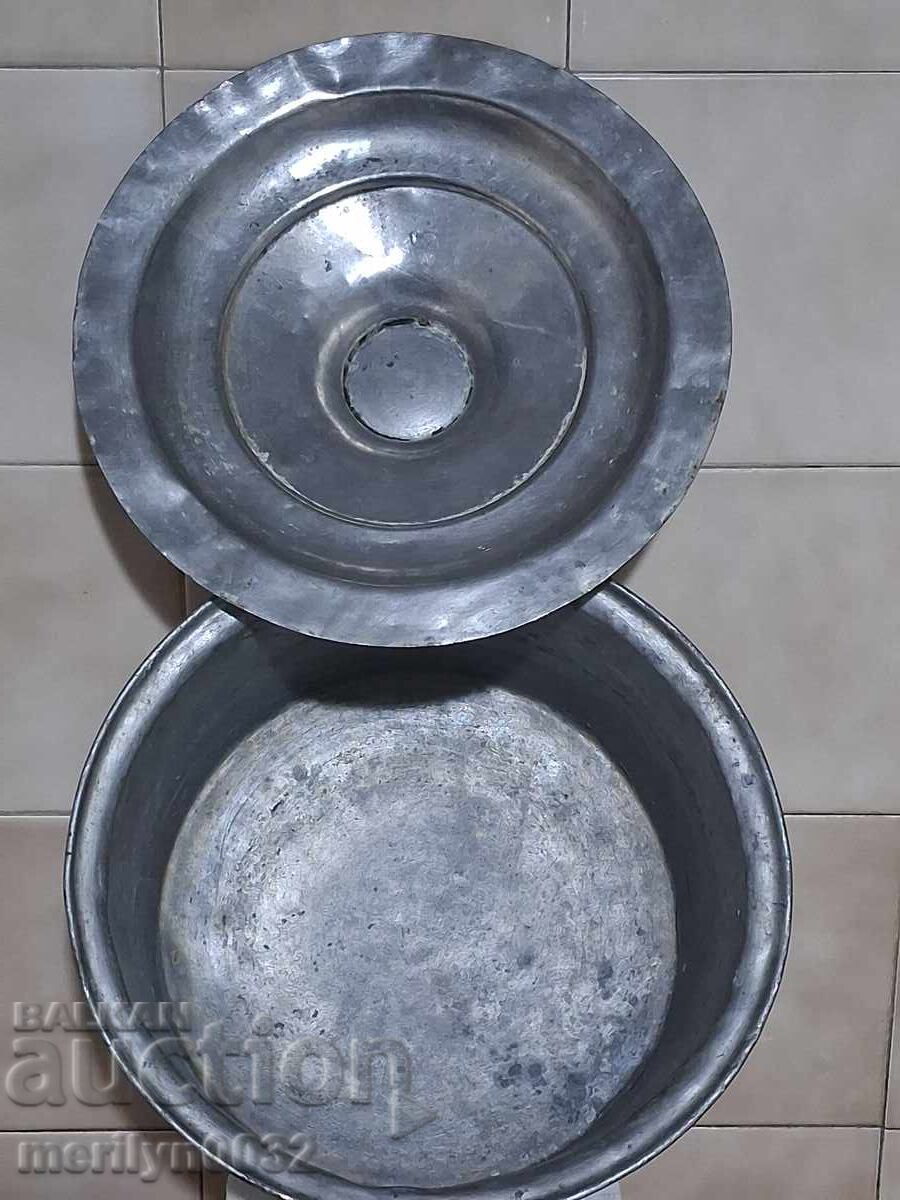 Медна тенджера с капак бакър  меден съд с цена € 48.96 | 95.76 лв.