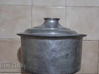 Χάλκινη κατσαρόλα με καπάκι, χάλκινο σκεύος