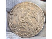Mexico 1836 GO PJ 8 Reales Rare! Top quality, 100% original