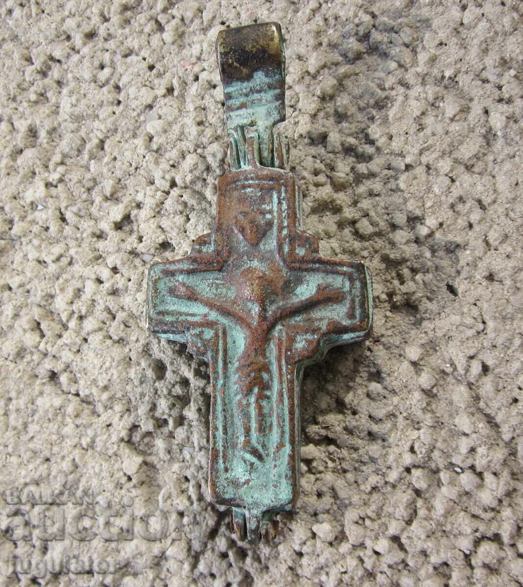 стар Български Възрожденски бронзов кръст