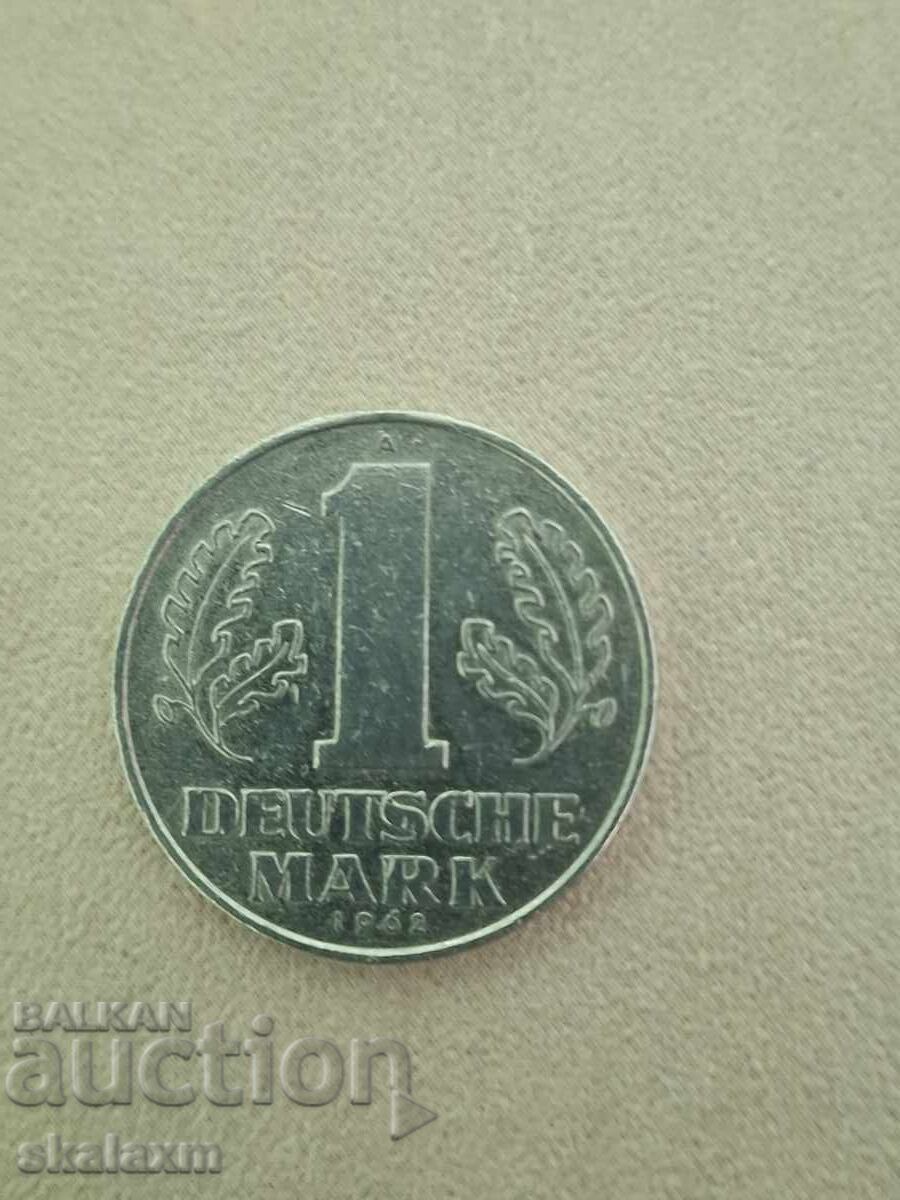 Δημοπρασία 1 μάρκο GDR 1962ε Δημοπρασία 1 μάρκο GDR 1962ε