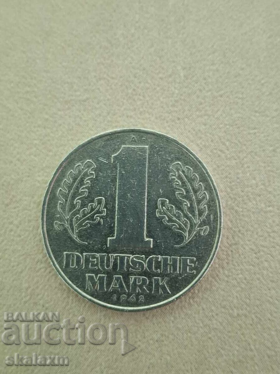 1 μάρκο GDR 1962ε 1 μάρκο GDR 1962ε