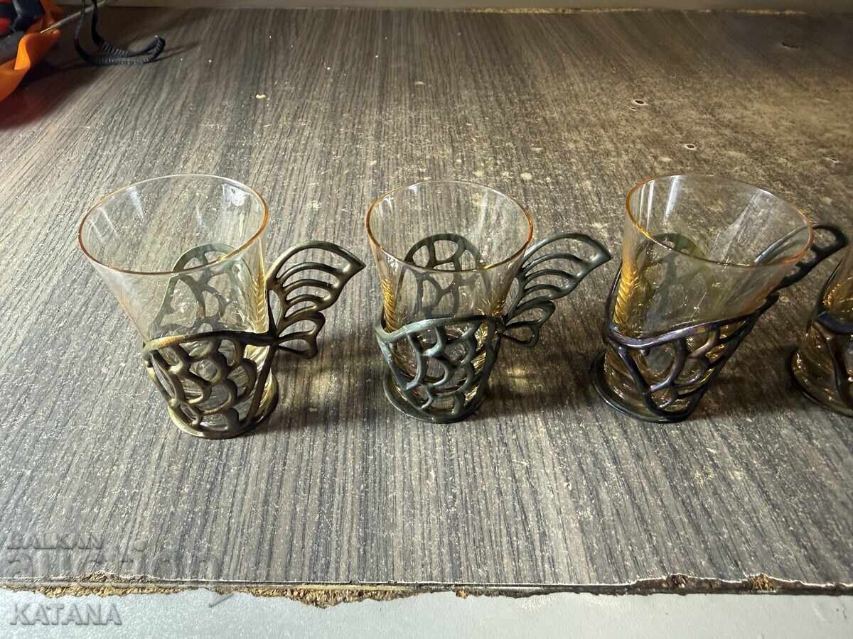 Licitație Cești retro mici 50ml. Peștișori