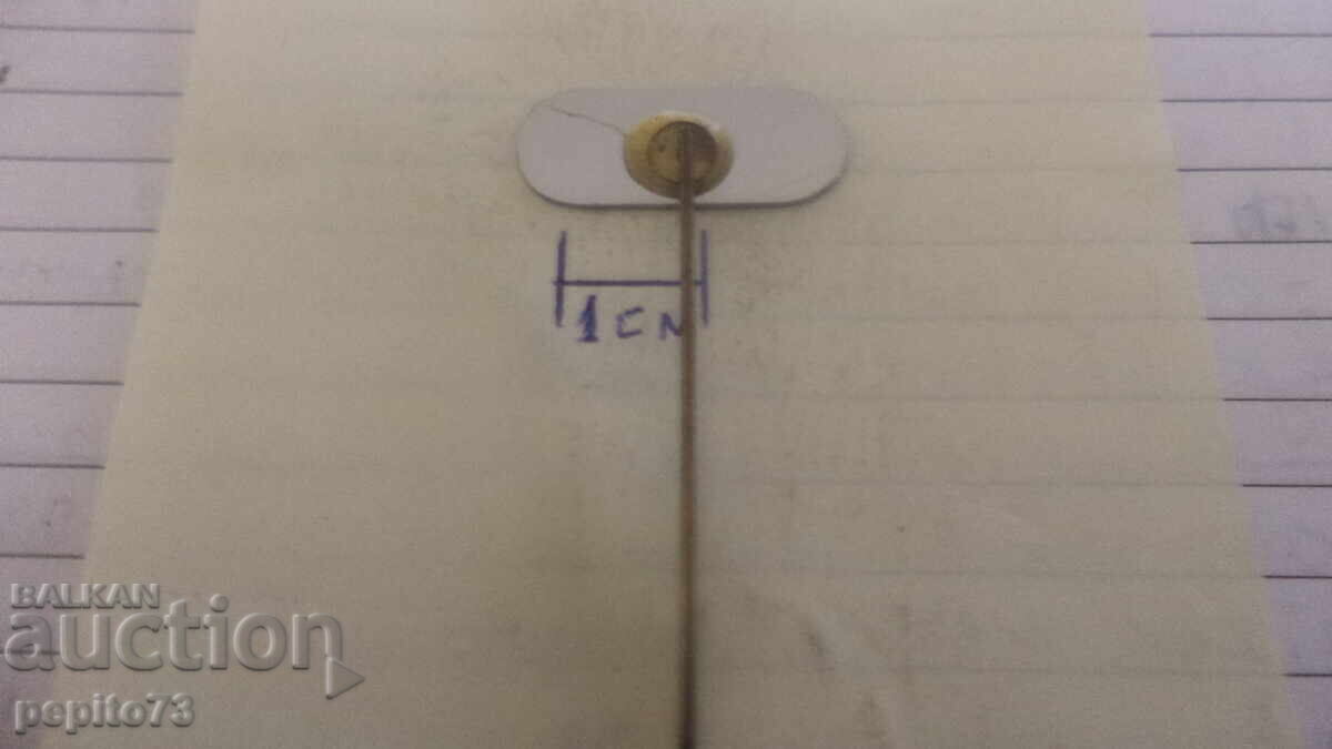 Delivery of Advertising badge, Pfaff, brand sewing machine