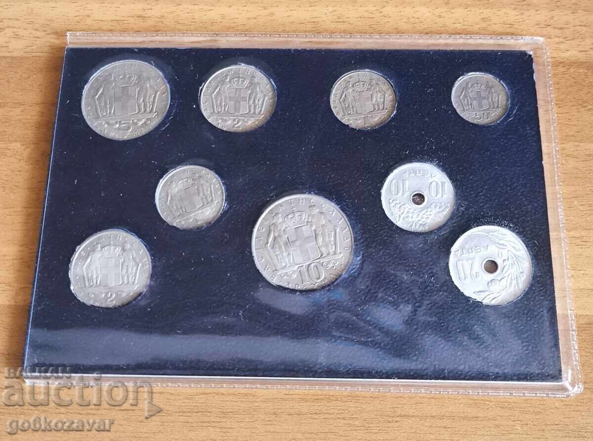Colecție de monede grecești 1967-1970 cu preț € 9.50 | 18.58 BGN Colecție de monede grecești 1967-1970 cu preț € 9.50 | 18.58 BGN
