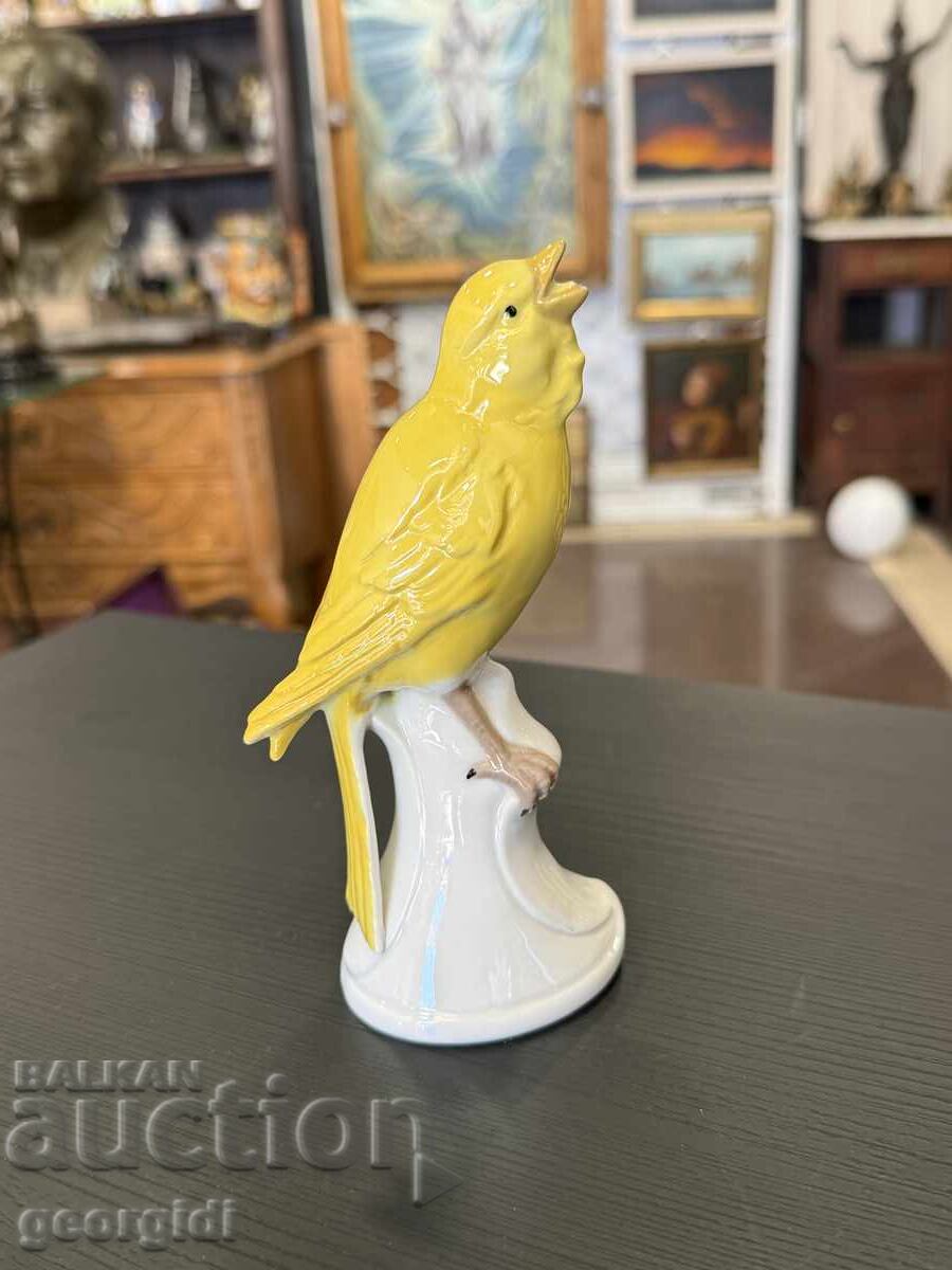 German porcelain figure of a canary. No. 7905