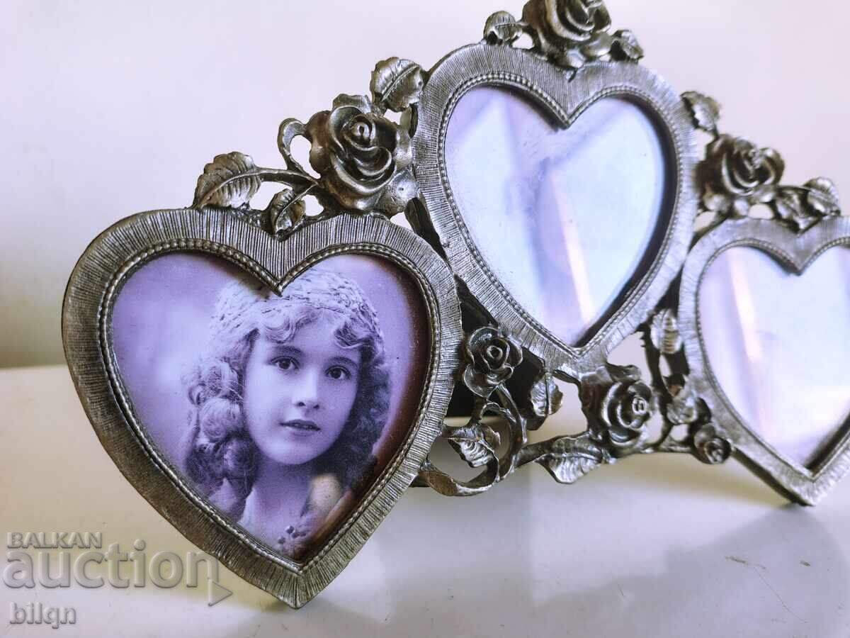 Licitație Rame superbă pentru fotografii „Inimă Vintage” Licitație Rame superbă pentru fotografii „Inimă Vintage”