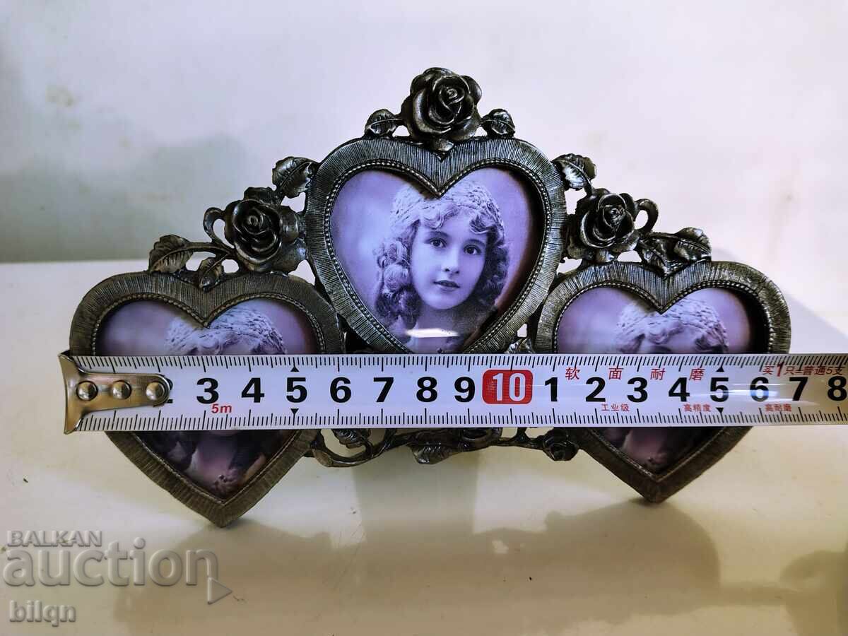 Rame superbă pentru fotografii „Inimă Vintage” - 6 Rame superbă pentru fotografii „Inimă Vintage” - 6