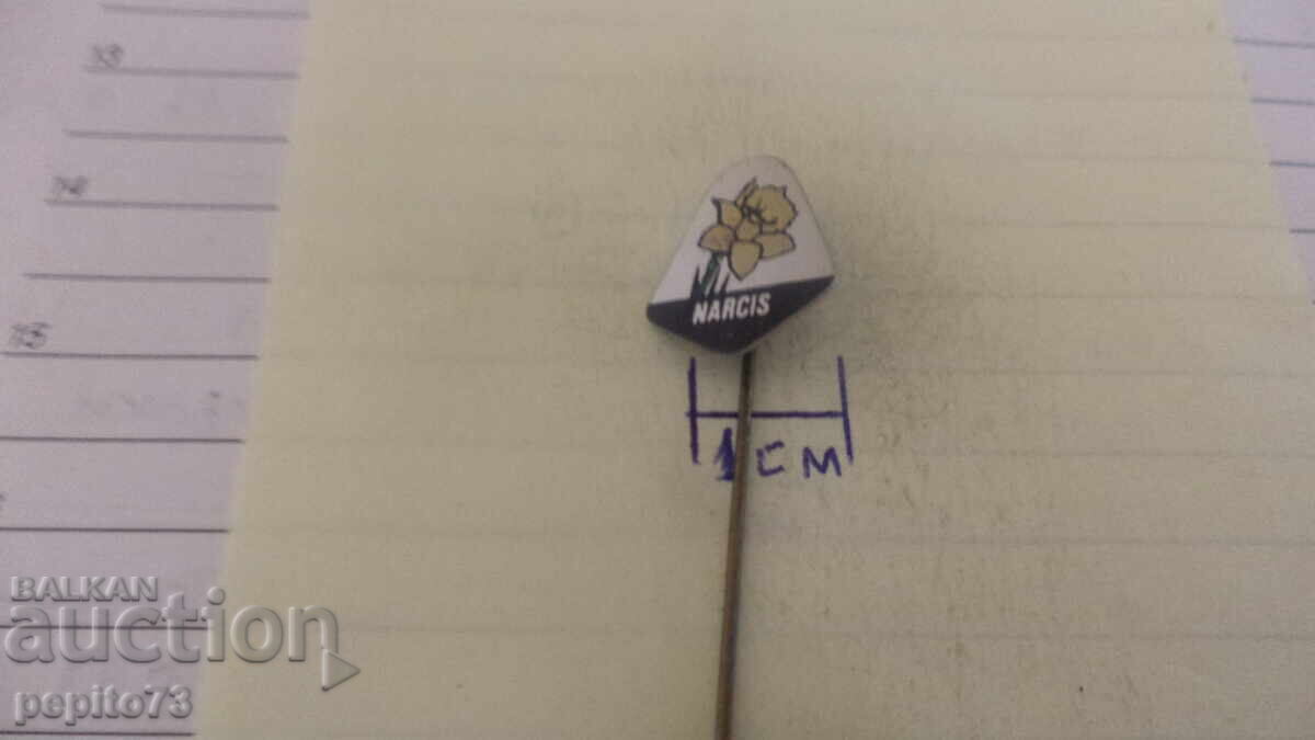 Licitație Semn de publicitate, Narcis, narcis galben, marcă de semințe