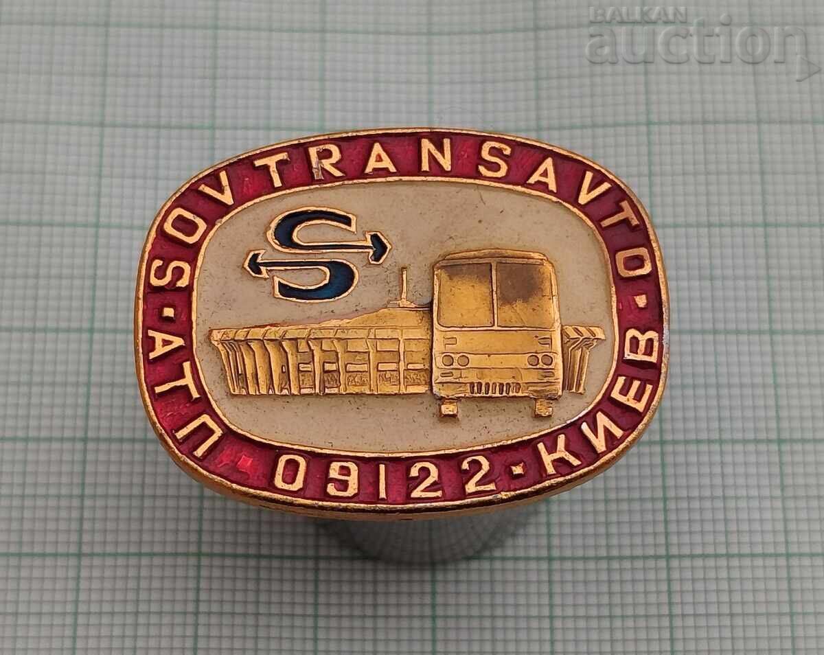 SOVTRANSAVTO URSS TRANSPORT INSIGNĂ SOVTRANSAVTO URSS TRANSPORT INSIGNĂ