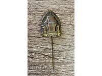 Винтидж метална сувенирна значка „Плевен“