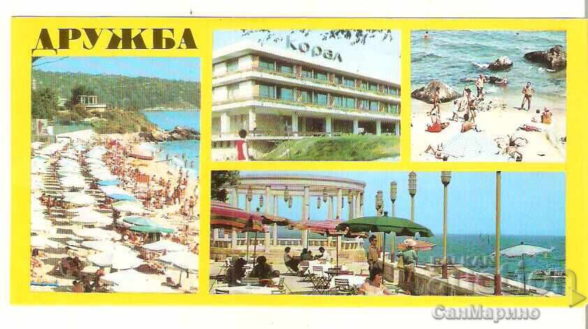 Carte poștală Bulgaria Varna Stațiunea Drujba 3*